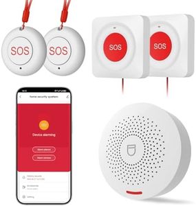 Hapippofa Caregiver Call Button Elderly Alert Call Button Life Alert Systems for Seniors No Monthly Fee for Elderly/Patient/Disabled at Home/Hospital
