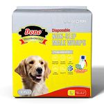 Dono Disposable Male Dog Wraps,Non-Slip Design New Upgrade Male Dog Diaper Puppy Doggy with Super Absorbent Leak-Proof Fit Excitable Urination, Incontinence, or Male Marking