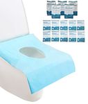 JITTY Disposable Toilet Seat Covers(50 Pack) XL Thick Waterproof Disposable Toilet Seat Cover for Office Hotel Travel Public Restroom Camping Kids'Potty Training