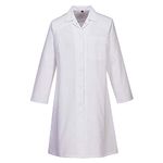 Portwest Women's Food Coat, One Pocket, Size: XL, Colour: White, 2205WHRXL