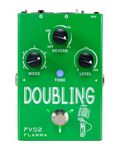 FLAMMA FV02 Vocal Processor Doubling Effects Pedal Voice Duplicate Vocal Effects Stompbox Mic Amplifier with Reverb Chorus Effects Support Multiple Vocal Modes for Vocalists Guitarists