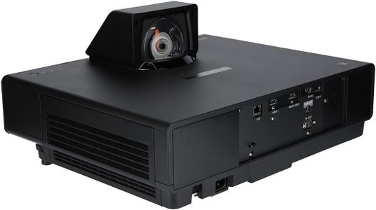 Epson EH-LS500B 4K PRO-UHD Laser Ultra Short Throw Projector, 130" Display – Black
