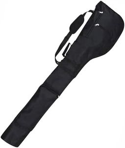 1Pcs Golf Bag, Golf Kit, Black Golf Club Carry Bag for Indoor and Outdoor Use, Durable Lightweight Design, Dimensions 126cm Length, 32cm Bottom Width, 12cm Top Width,Suitable for Sports Use