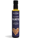 Organic Walnut Oil (Cold Pressed) by Sun & Seed - 250ml - Made from 100% Organic Walnuts - Great Source of Omega-3 - Vegan Friendly - Pure & Refined