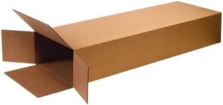 Partners Brand 18 x 6 x 45 Corrugated Cardboard Boxes, 18"L x 6"W x 45"H, Pack of, 5 | Shipping, Packaging, Moving, Storage Box for Business, Strong Wholesale Bulk Boxes 18645