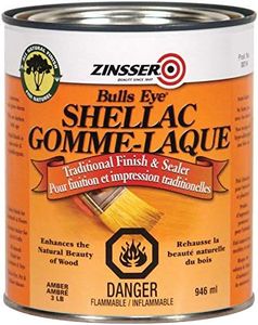 Bulls Eye Shellac Traditional Finish & Sealer in Amber, 946 mL