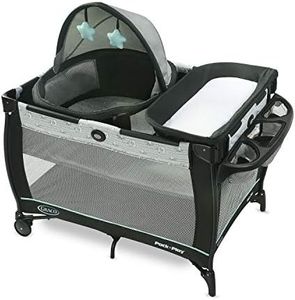 Graco Pack 'n Play Travel Dome Playard, Includes Travel Bassinet, Full-Size Infant Bassinet, and Diaper Changer, Archie