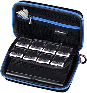Smatree Hard Shell Carrying Case for Nintendo New 3DS XL/ New 2DS XL,Travel Storage Case for New Nintendo 3DS/New 2DS Console & Charger - Black/Blue