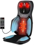 Snailax Back Massager with Heat and Air Compression, Adjustable Neck & Full Back Shiatsu Massage Cushion for Chair, Deep Tissue Back Massager for Pain Relief, Seat Vibration, Home Office Gift