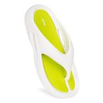 YOHO Sponge Flip Flops for Men | Orthopedic slippers with Mild Acupressure Points | Lightweight | Dual-Colour Design, Soft EVA Footbed, Waterproof | MINT GREEN - UK 10