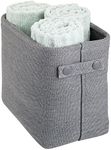 mDesign Narrow Fabric Storage Bin B