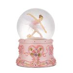 Septwonder Ballerina Snow Globe Plays Ballet Tune Swan Lake, Snowglobe for Wife, Daughter, Granddaughter and Granny