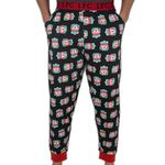 Liverpool FC Official Football Gift Mens Lounge Pants Pyjama Bottoms Black XXL