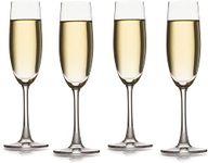 TAGROCK Crystal Clear Champagne White Wine Glasses, 210ml, Set of 4 Piece