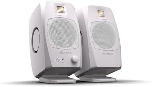 ADAM Audio D3V Active Desktop Monitoring System with USB-C Connection (Pair, White)