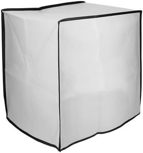 kwmobile Cover Compatible with Thermomix TM5 / TM6 with Varoma - Plastic Case for Kitchen Mixer Machine - Light Grey