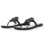 Tory Burch Women's Miller Knotted Pave Sandals, Perfect Black, 4 UK