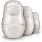 Fred M-Cups White Matryoshka Dry Measuring Cups, Set of 6