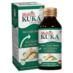 Multani Kuka Cough Syrup 200ml | Get Ayurvedic Relief from Throat Issue, Chest Congestion, All Types Of Cough & Cold | Goodness Of Tulsi, Pippali, Satpudina & Other Herbs