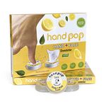 Hand Pop, Hand Wipes, Lemon Scent, 24 Single Use Wet Wipes Towelette, Alcohol Free Hand Wipes, Super Convenient Application, Hand Wipes Travel Size.