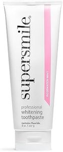 Supersmile Professional Teeth Whitening Toothpaste with Fluoride, Rosewater, 8 oz