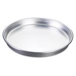 Nordic Ware 46500 Naturals 14" Deep Dish Pizza Pan Aluminium Tray, Silver