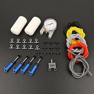 TOYGA 30 Piece Pneumatic Kit Air Pressure Tanks Air Pressure Gauge Accessories Technology Pieces and Parts MOC Spare Parts