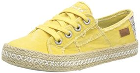 Blowfish Women's Buenos Sneaker, Bamboo Smoked 16oz Canvas, 5.0