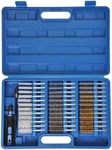 38pc 1/4" Hex Shank Long Industrial Wire Brush Set