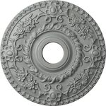 Ekena Millwork CM18RO 18-inch OD x 3 1/2-Inch ID x 1 1/2-Inch P Rose Ceiling Medallion