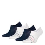 Tommy Hilfiger Mens Footie Socks, White, 6-8 UK