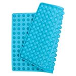 webake Silicone Baking mat 1.5 cm Hemisphere Baking Mould for Dog Biscuits 221 Dog Treats Puppy Cookies Chocolate Moulds Dog Food Mold Cooking Mats(39 x 28.2cm, Blue)