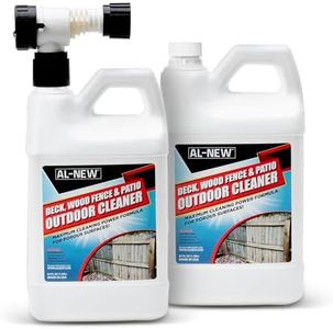 AL-NEW Outdoor Cleaner | 64oz Hose End Sprayer (Pack of 2) (Deck, Wood Fence, & Patio Outdoor Cleaner)
