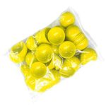 SEWACC Lucky Ball 50pcs Raffle Balls Balls Hollow Balls for Game Bingo Balls with No Number Plastic Hollow Balls (4cm Yellow) Game Balls