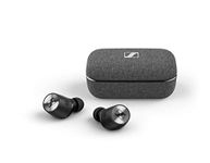 Sennheiser Momentum True Wireless 2 - Bluetooth earbuds with active noise cancellation, smart pause, customizable touch control and 28-hour battery life - Black (M3IETW2 (Black))