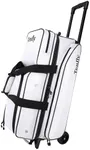 TENFLY 3 Bowling Ball Bags With Wheels - Roller Bowling Bag for 3 Balls & Accessories - Retractable Handle Extends to 38"