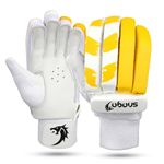 Snaga Cricket Batting Gloves Right Hand Gloves (Yellow, Youth)