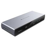 HyperDrive Thunderbolt 4 Dock - Dual 6K 60Hz Display Support, Upstream Port with 96W Power Delivery, 2.5 Gigabit Ethernet, 10Gbps USB-A File Transfer