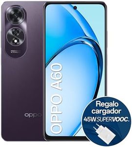 OPPO A60 4G - Smartphone Libre, 16GB(8GB+8GB) 256GB, Pantalla HD+ LCD 6.7", Cámara 50+2+8 MP, Android, Batería 5000mAh, Carga Rápida 45W, Cargador Incluido - Morado