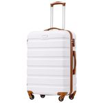 Coolife Luggage Carry On Suitcase Spinner Hardshell Lightweight TSA Lock
