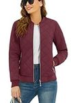 TACVASEN Quilted Bomber Jackets for