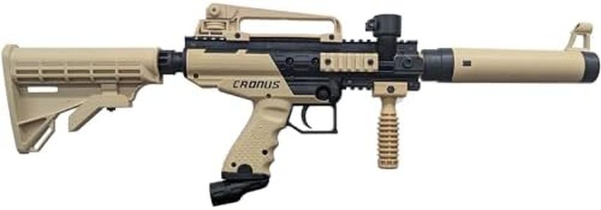 Tippmann Cronus Tactical Semi Auto Paintball Marker Gun, Black and Tan
