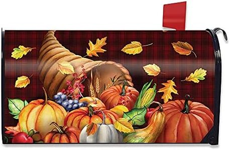 Briarwood Lane Fall Bounty Cornucopia Magnetic Mailbox Cover Thanksgiving Autumn Standard