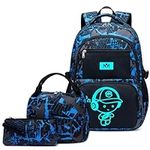 Bluboon School Backpack for Boys Te