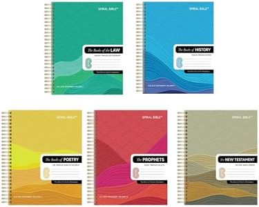 Official Spiral Bible™ KJV | Complete Bible - Bundle Spiral Bound Spiritual Companion & Journal for Adults & Teens | 8.5" x 11" Notebook, 3.5in Margins for Notetaking