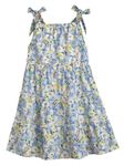 Cub McPaws Girls Dress with Floral Print for 7 Years