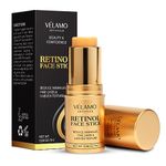 VELAMO ADVANCED Retinol Face Stick: Retinol Serum for Face - Retinol Cream for Face - Retinol Face Moisturizer for Men and Women 8 G/0.28 OZ