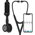 3M Littman® CORE Digital Stethoscope, Black Chestpiece, Tube, Stem and Headset, 27 inch, 8480