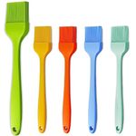 Silicone Basting Pastry Brush Spread Oil Butter Sauce Marinades for BBQ Grill Baking Kitchen Cooking, Baste Pastries Cakes Meat Sausages Desserts, Food Grade, Dishwasher Safe