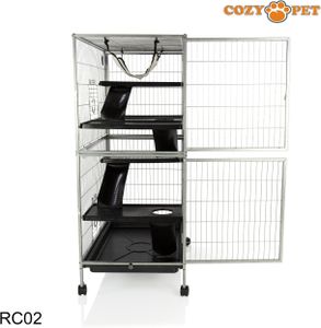 Cozy Pet Large Rodent Cage – Spacious Small Animal Habitat